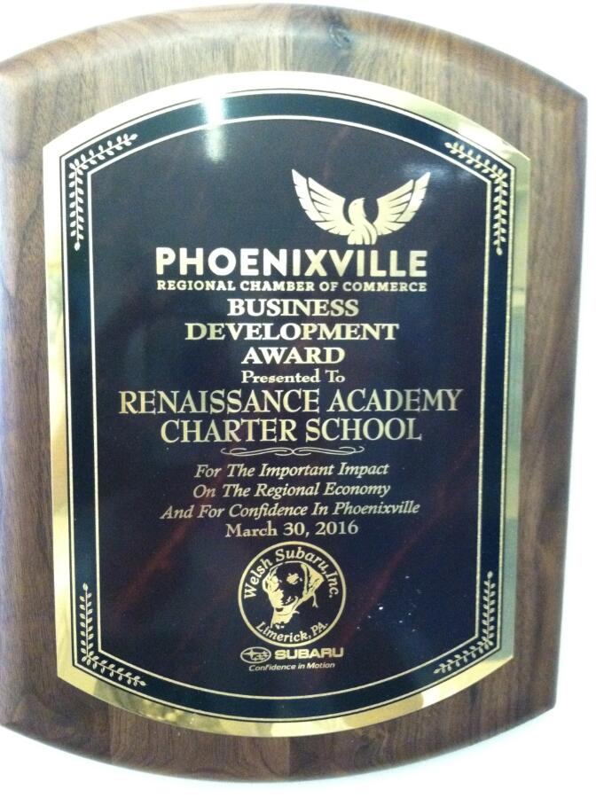 Picture of the PRCC Award Plaque